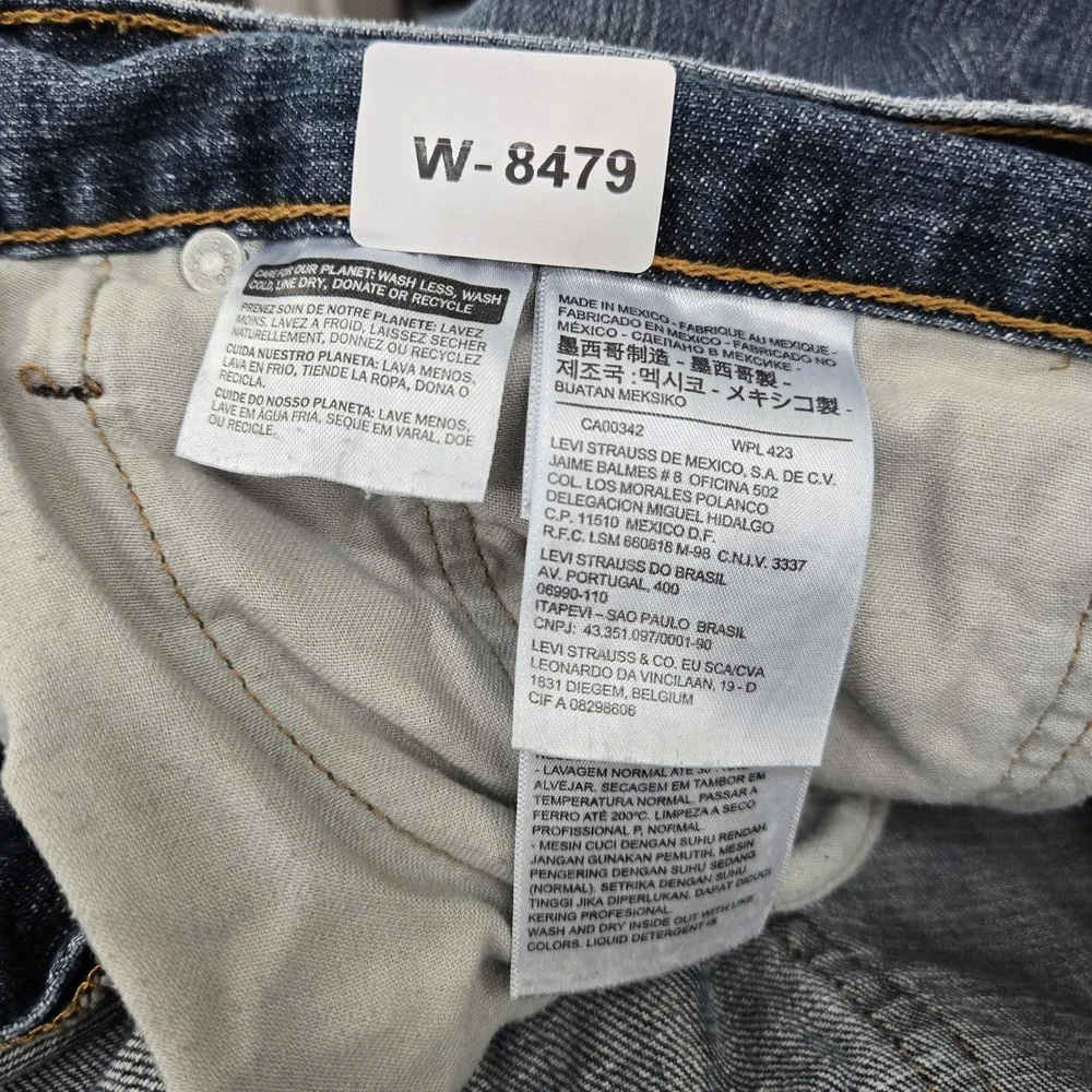 Levi's 559 Men Jeans 38X32 Blue Denim Relaxed Straight 31